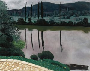 The Dordogne In Vitrac by Felix Vallotton Oil Painting