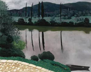 The Dordogne In Vitrac Oil painting by Felix Vallotton