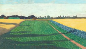 The Fields, Plateau Of Red Cross by Felix Vallotton Oil Painting
