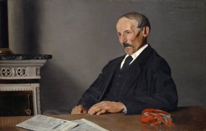The Old Concierge by Felix Vallotton Oil Painting