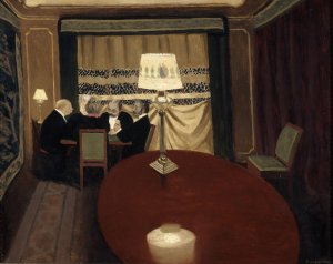 The Poker Game by Felix Vallotton Oil Painting