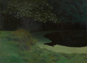 The Pond by Felix Vallotton Oil Painting