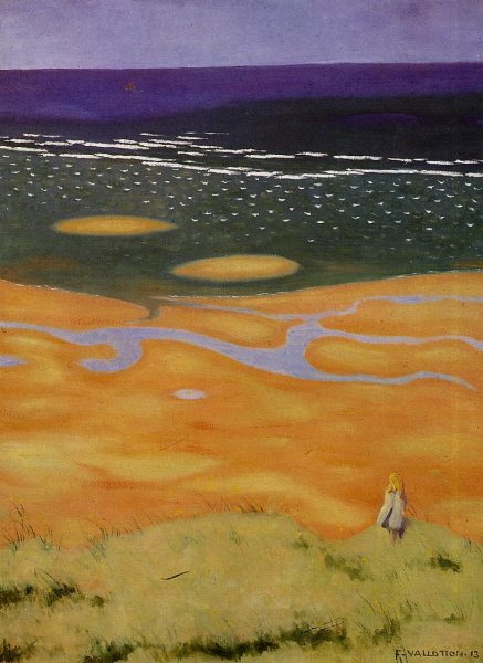 Main Product Photo of The Rising Tide Painting by Felix Vallotton