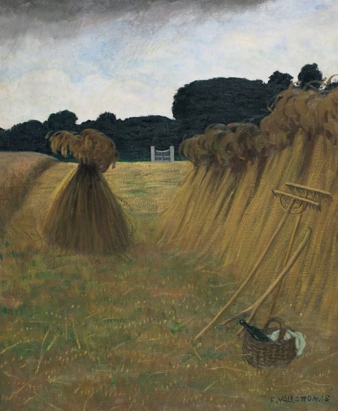 The Sheaves  by Felix Vallotton - Hand-Painted Oil Painting Reproduction