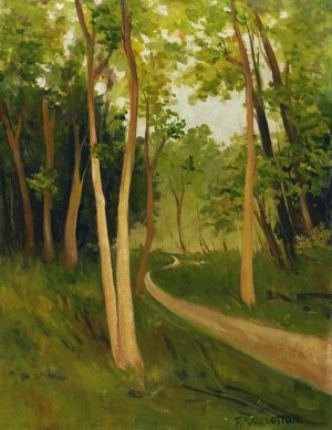Track In The Bois De Boulogne by Felix Vallotton Oil Painting