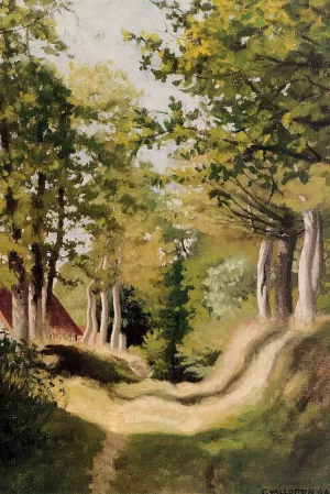 Undergrowth Oil painting by Felix Vallotton