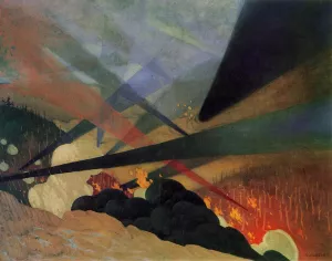Verdun Oil painting by Felix Vallotton