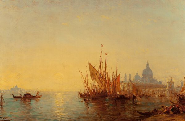 Main Product Photo of Bacino di San Marco Painting by Felix Ziem