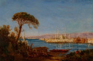 Constantinople by Felix Ziem Oil Painting