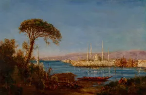 Constantinople Oil painting by Felix Ziem
