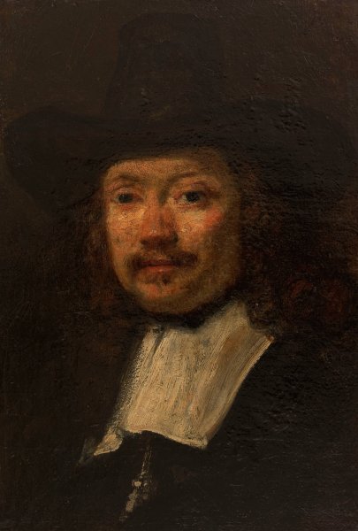 Main Product Photo of Etude d'homme (Les Syndics), copie d'apres Rembrandt  Painting by Felix Ziem