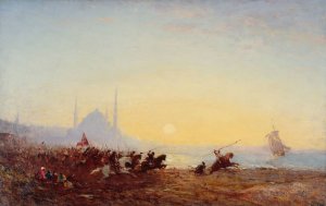 Fantasia a Constantinople by Felix Ziem Oil Painting