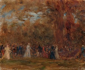 Fete a l'ambassade d'Angleterre a Paris by Felix Ziem Oil Painting