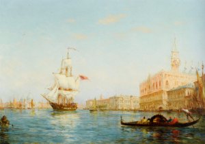 La Reine de Ladriatique by Felix Ziem Oil Painting