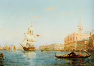 La Reine de Ladriatique Oil painting by Felix Ziem