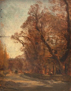 La route by Felix Ziem Oil Painting