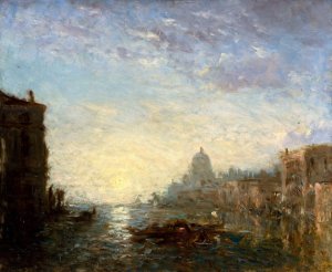 La Salute, Effet De Matin by Felix Ziem Oil Painting