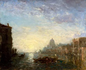 La Salute, Effet De Matin Oil painting by Felix Ziem