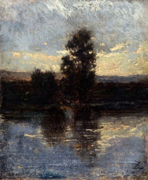 La Seine by Felix Ziem Oil Painting