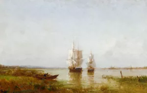 Le Calm du Soir by Felix Ziem - Oil Painting Reproduction