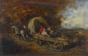 Le chariot by Felix Ziem Oil Painting