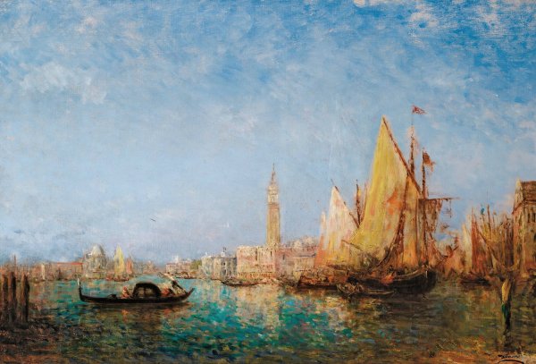 Main Product Photo of Le Palais Du Doge, Venise Painting by Felix Ziem