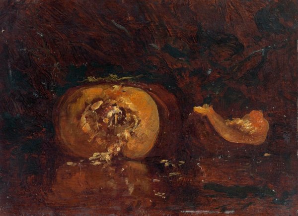 Main Product Photo of Nature Morte Au Potiron Painting by Felix Ziem