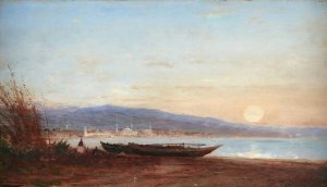 On the Bosphorus by Felix Ziem Oil Painting