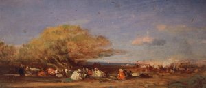 Pres d'Alger by Felix Ziem Oil Painting