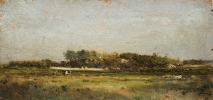 Saint-Ouen by Felix Ziem Oil Painting