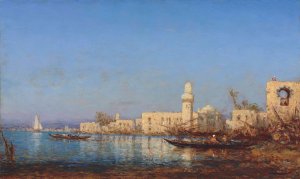 Tripoli d'Afrique Oil painting by Felix Ziem
