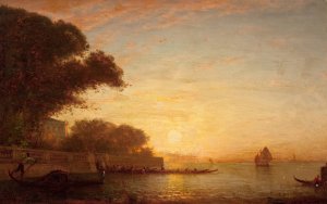 Venetian Scene by Felix Ziem Oil Painting