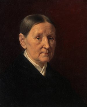 Portrait de femme by Feodor Petrovitch Tchoumakoff Oil Painting