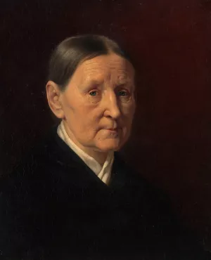 Portrait de femme by Feodor Petrovitch Tchoumakoff Oil Painting
