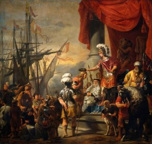 Aeneas at the Court of Latinus by Ferdinand Bol Oil Painting