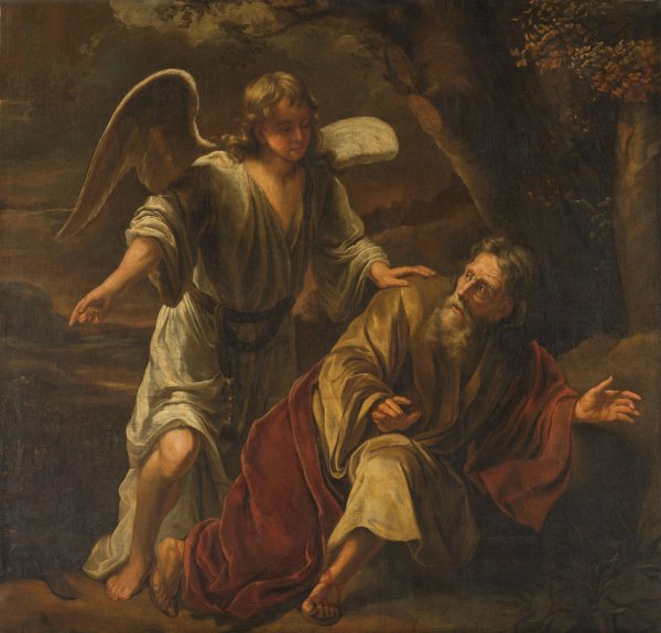 Biblical Scene  by Ferdinand Bol - Hand-Painted Oil Painting Reproduction