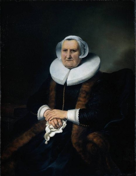 Elisabeth Jacobsdr. Bas by Ferdinand Bol - Hand-Painted Oil Painting Reproduction