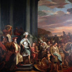 King Cyrus Handing over the Treasure Looted from the Temple of Jerusalem by Ferdinand Bol Oil Painting