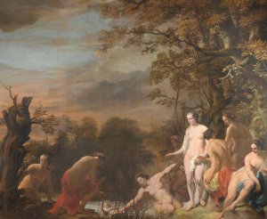 Pharoah's Daughter Discovers Moses in the Rush Basket by Ferdinand Bol Oil Painting
