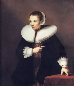 Portrait of an Unknown Woman painting by Ferdinand Bol