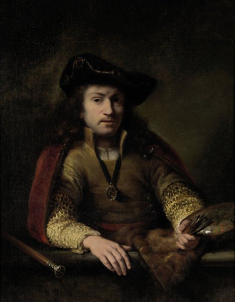 Self-Portrait  by Ferdinand Bol - Hand-Painted Oil Painting Reproduction