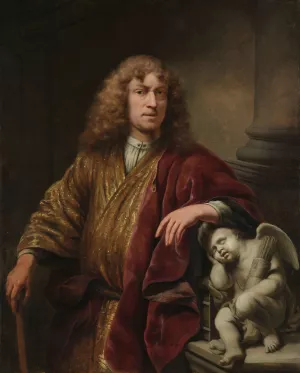 Self Portrait by Ferdinand Bol Oil Painting