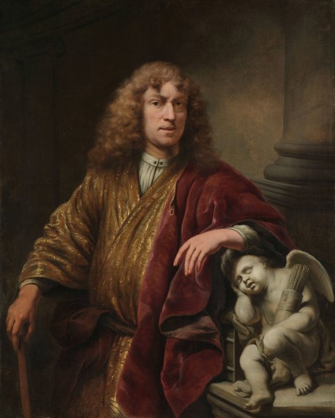Self Portrait  by Ferdinand Bol - Hand-Painted Oil Painting Reproduction