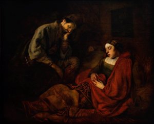 The Holy Family by Ferdinand Bol Oil Painting