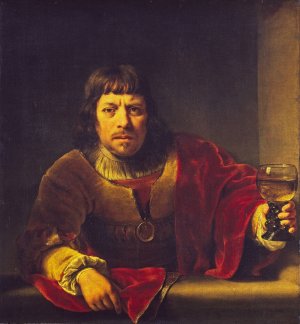 The Toper by Ferdinand Bol Oil Painting