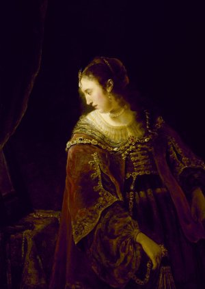 Woman at her Dressing Table by Ferdinand Bol Oil Painting