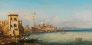 Motiv aus Venedig by Ferdinand Bonheur Oil Painting