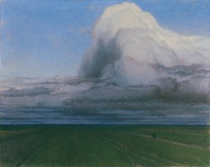 Der Wanderer by Ferdinand Brunner Oil Painting
