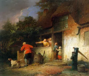 The Old Hunter by Ferdinand De Braekeleer Oil Painting