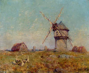 Breton Landscape by Ferdinand Du Puigaudeau Oil Painting